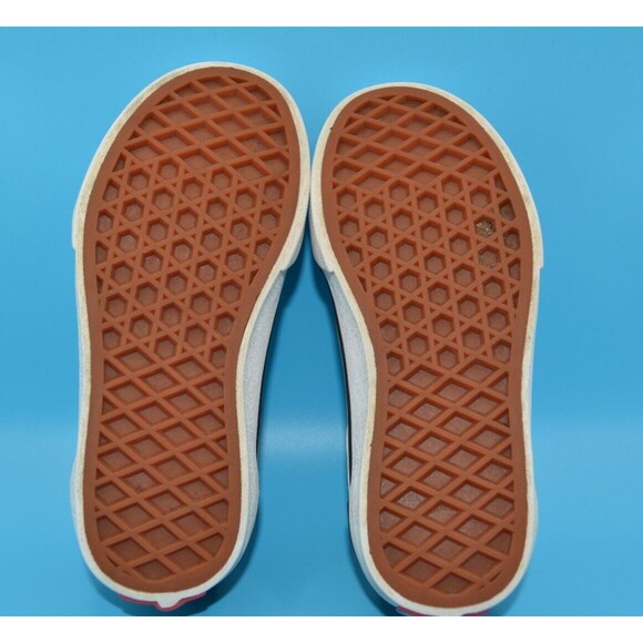 Vans Kids Metallic Rainbow Checkerboard Old Skool Shoes Suede Sz 11 - Picture 6 of 6